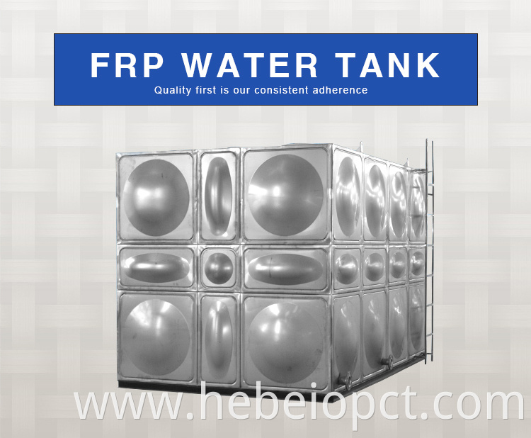 1000 liter underground galvanized steel assemblable water storage tank 20000 liter